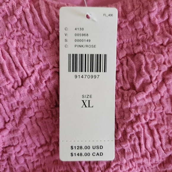 Anthropologie Porridge Pink Textured Slim Knit Mini Dress, XL, Summer - Picture 11 of 12